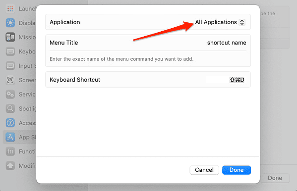 shortcut_application mac keyboard shortcuts