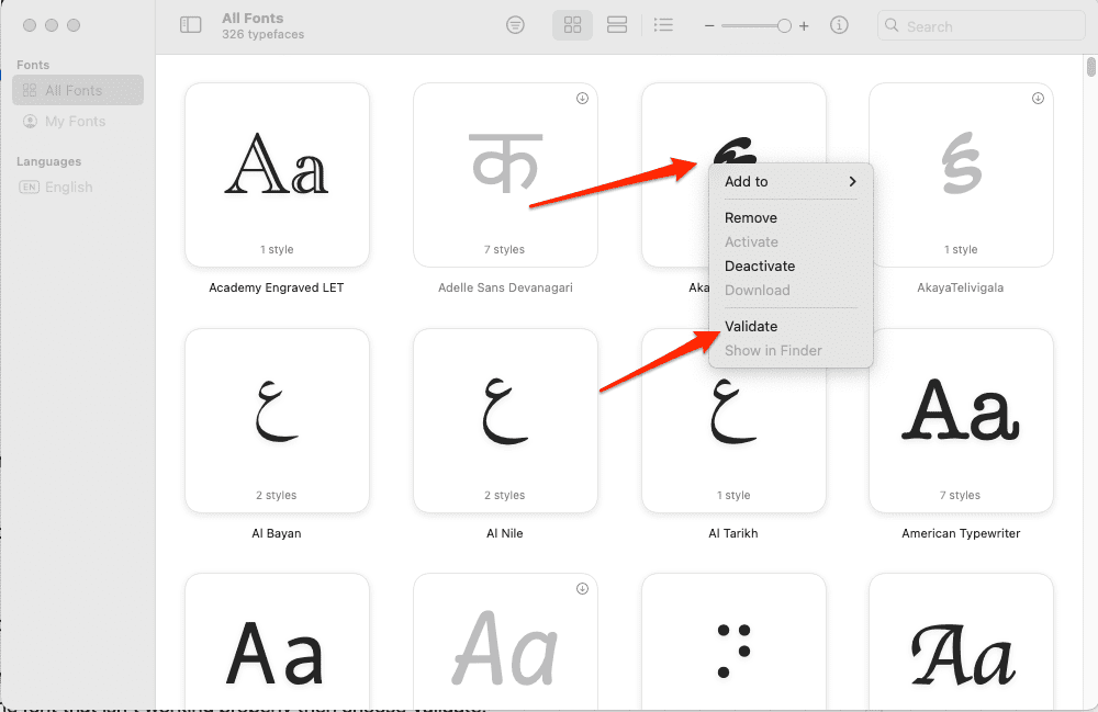 validate_font how to install fonts on Mac 
