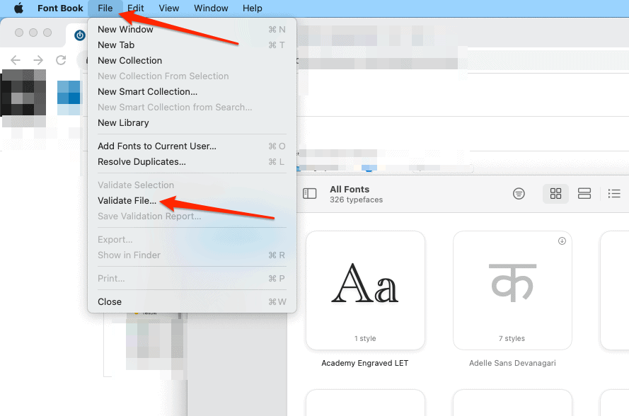 validate_font_file how to install fonts on Mac 
