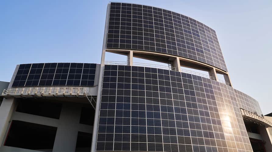 Apple BKC Store Mumbai solar array