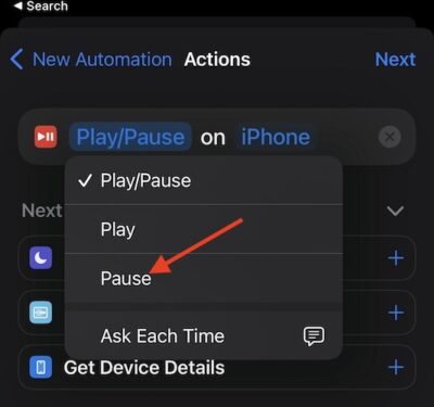 Finding the Pause button