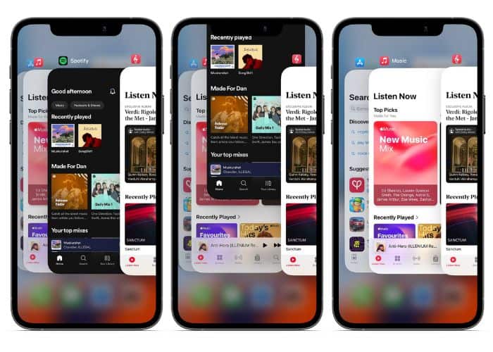 Force Restart an App to Fix no sound on iPhone