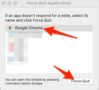 Force_Quit_Applications_chrome macbook pro frozen