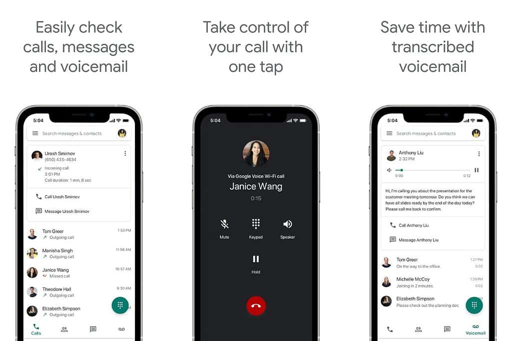 Use Google Voice to record calls on iPhone