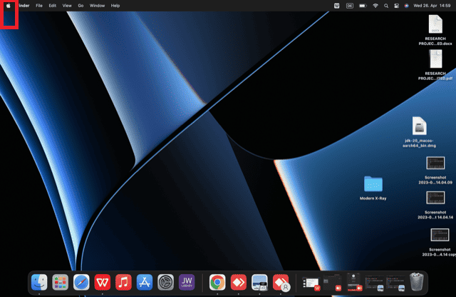 Image of MacOS Ventura Desktop Page