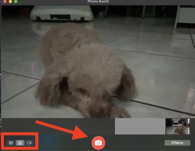 how to take pictures on Mac using Photo Booth