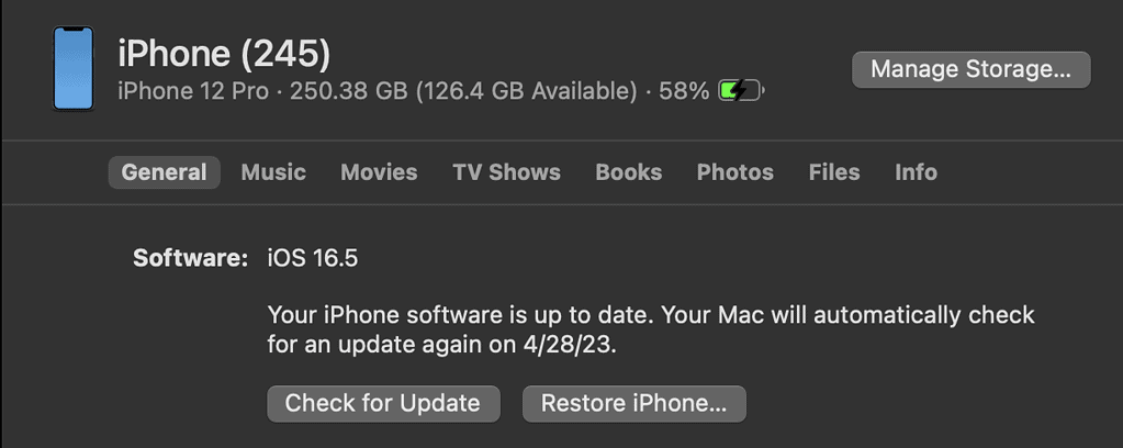 Restore or Check for Update, either way you're getting back online.