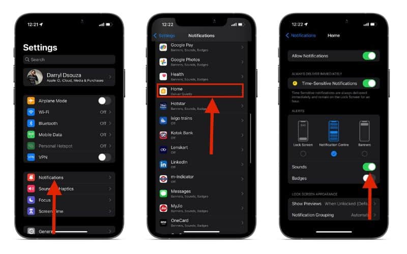 Enable Sound for App Notifications 
