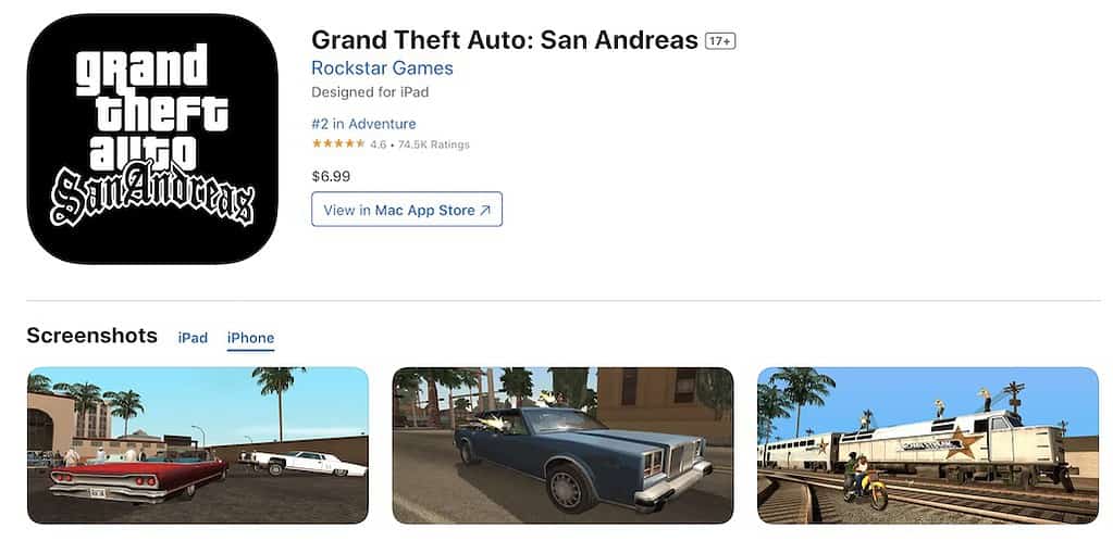 Grand Theft Auto San Andreas Screenshot