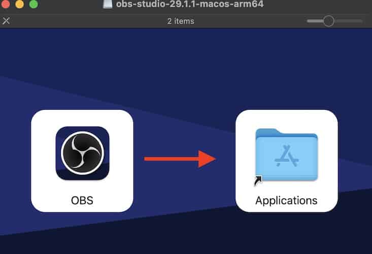 Install OBS Studio screenshot