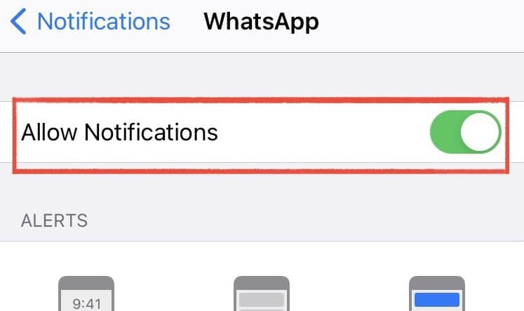Disable WhatsApp Calls via notifications