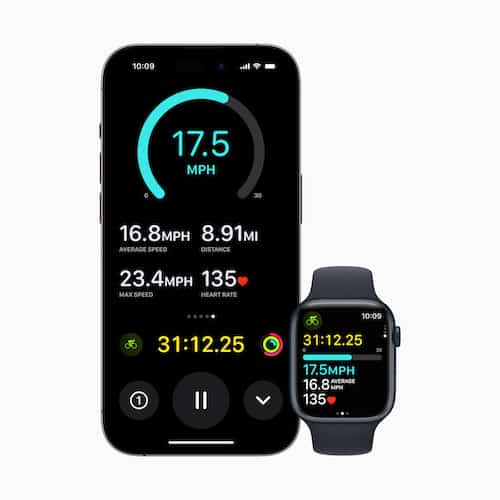 watchOS 10 cycling features