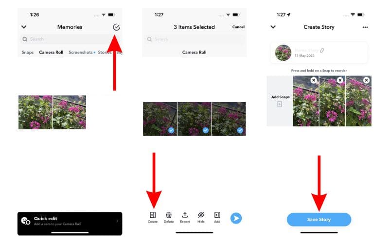 How to Backup Photos From iPhone to Snapchat Memories