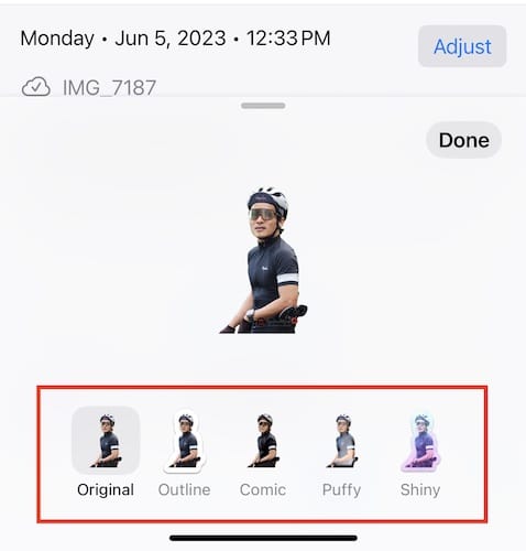How To Create Live Stickers Using Your Own Photos in iOS 17 - The Mac ...