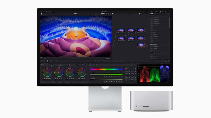 M2 Max Mac Studio running DaVinci Resolve