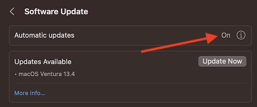 Ensuring Automatic Updates is on is one of the best way tips to optimize your Mac. 