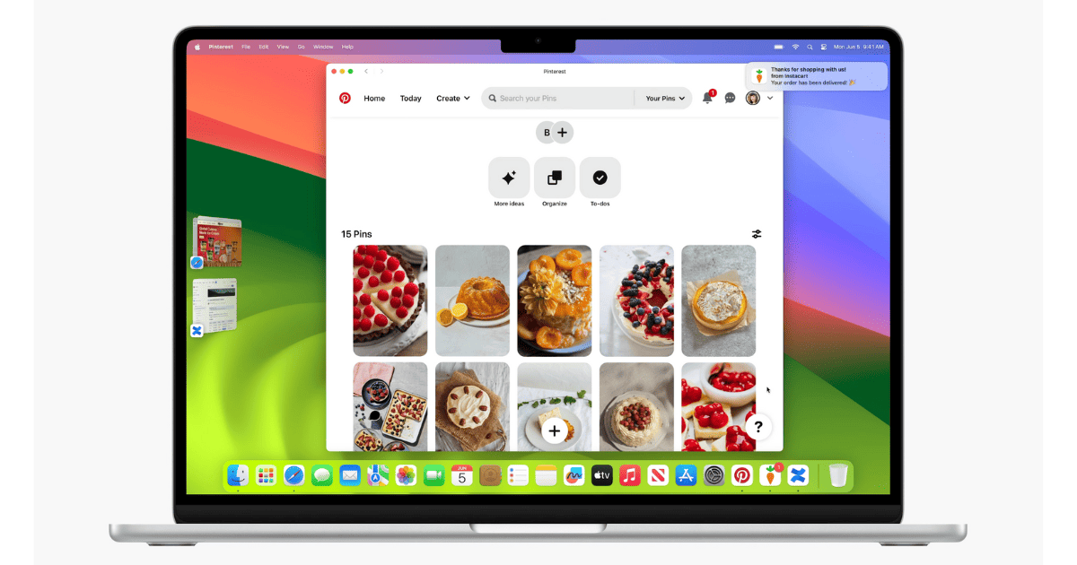 pinterest website as an app macOS 14 Sonoma Compatibility