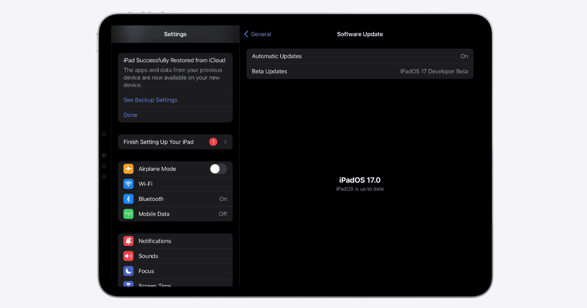 ipados 17 update completed iPadOS 17 Supported Devices