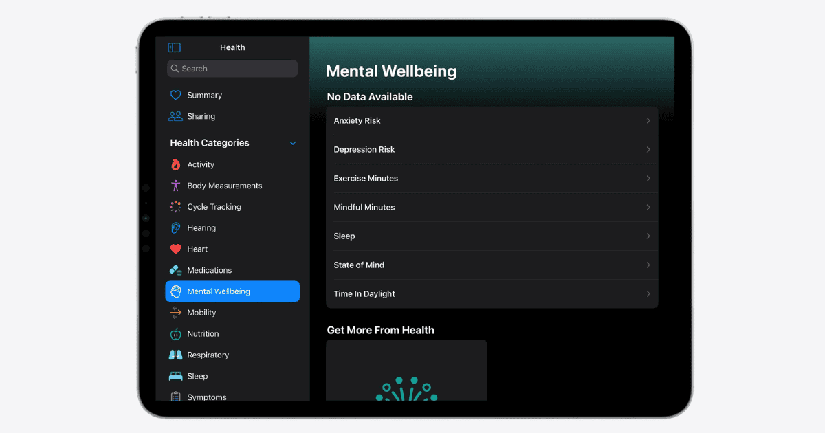 Apple Health App: How to Track Mental and Vision Health