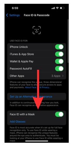 How to use Face ID with a mask on iPhone