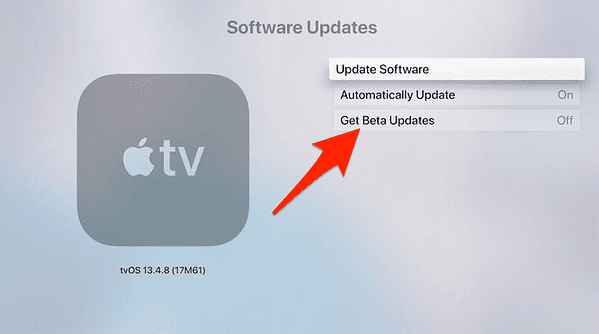 Get Beta Updates Apple Tv