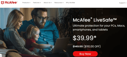 Best Antivirus for windows and mac McAfee