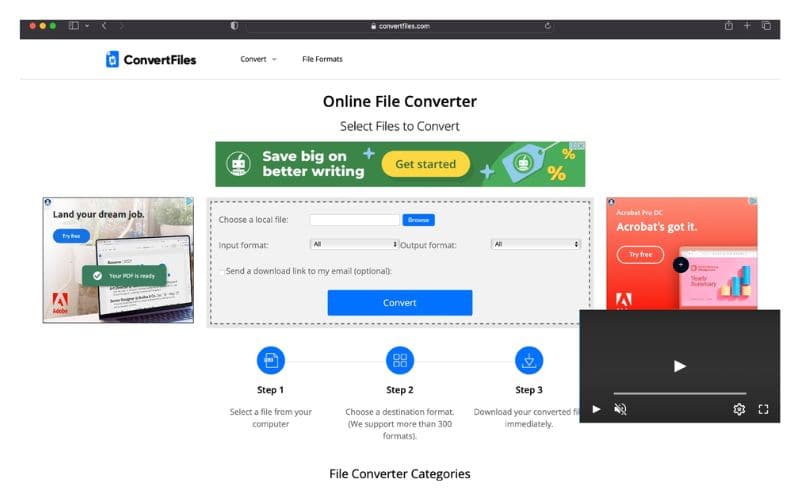 ConvertFiles home page