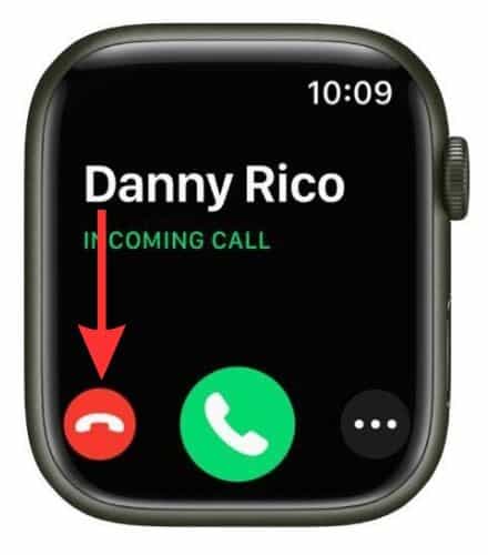 Decline call from Apple Watch
