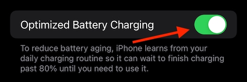 Disable Optimized Battery Charging iPhone Stops Charging 80