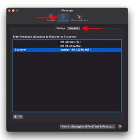 How to Check Blocked Contacts on Mac