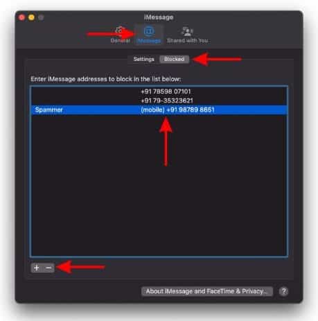 How to Unblock a Contact on Mac in Messages and FaceTime