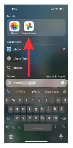 Open Google Photos and select the picture you wish to edit.