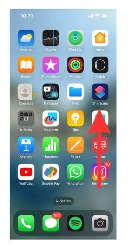 Open Shortcuts on your iPhone