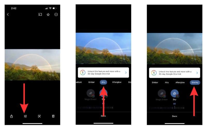 Sky Feature of Google One