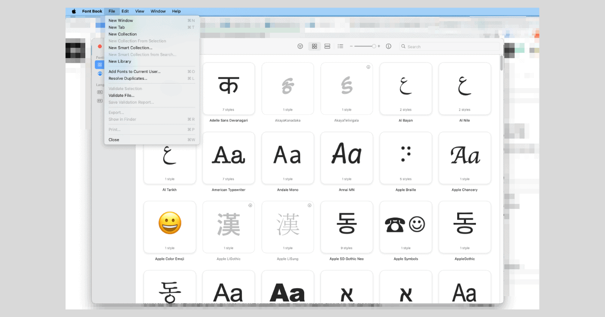 mac fonts font book could not install fonts mac