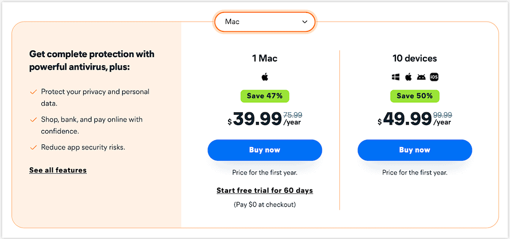 avast premium for mac