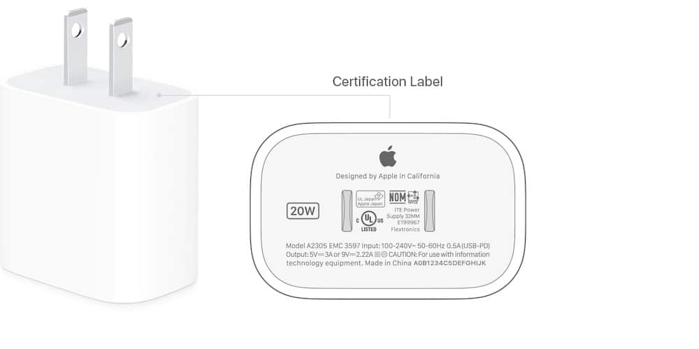 Apple certified power adapters