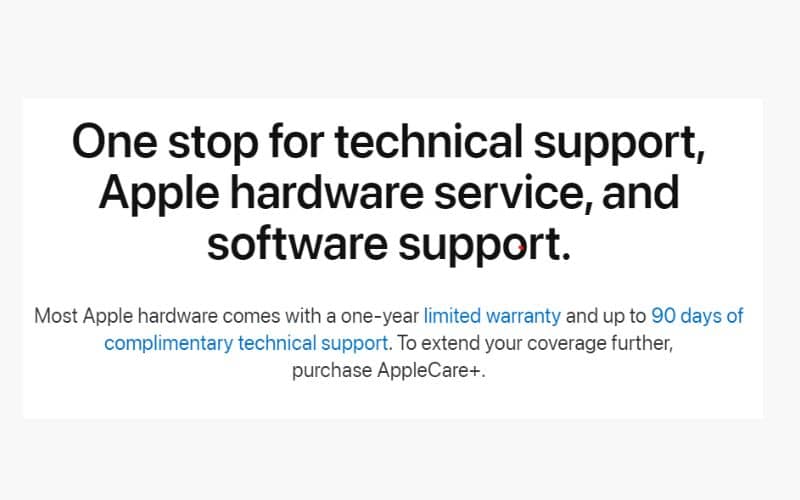 Apple Refurbished Store’s After-Sales and Support