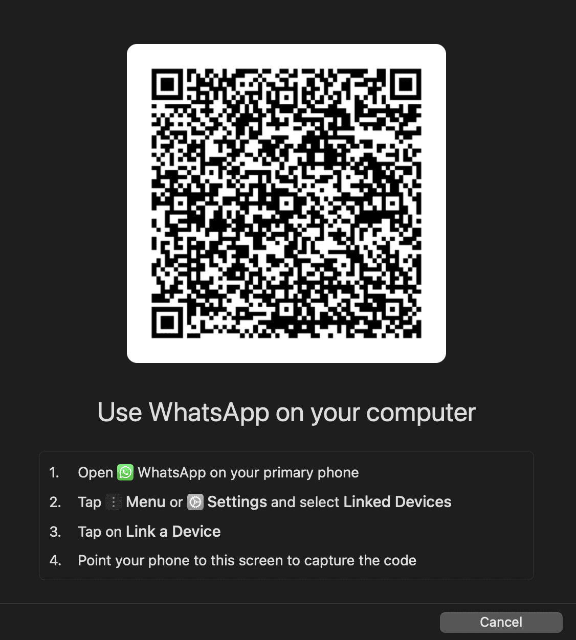 WhatsApp Linked Device