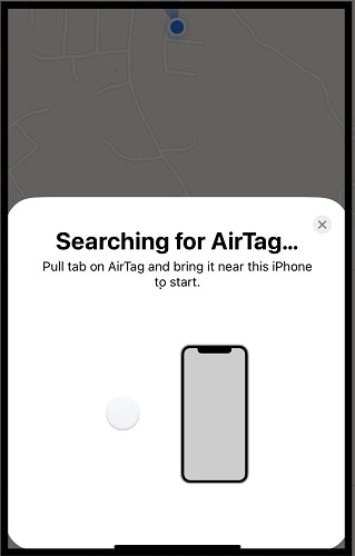searching for airtag