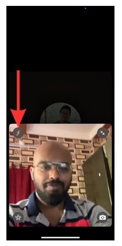 Activate Portrait Mode from the top left corner of the expanded tile of your video