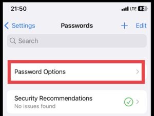 Fix iPhone OTP Autofill Not Working Password options