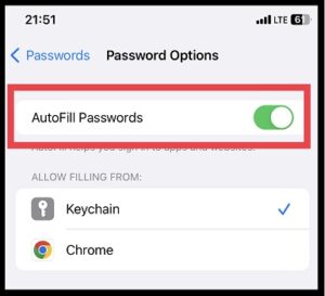 Fix iPhone OTP Autofill Not Working autofill password