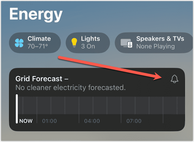 How to Set Grid Forecast Notifications