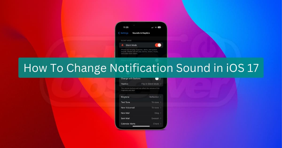 Change Notification Sound iOS October 2023 Featured