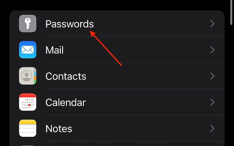 Delete Verification Code iOS 17 Tap Passwords