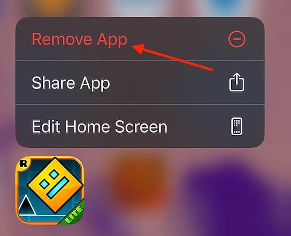 Geometry Dash Not Working Select Remove App