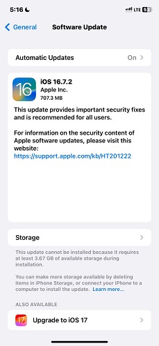 Update iOS