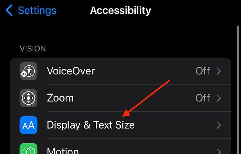 iPhone Randomly Inverts Colors Select Display and Text Size
