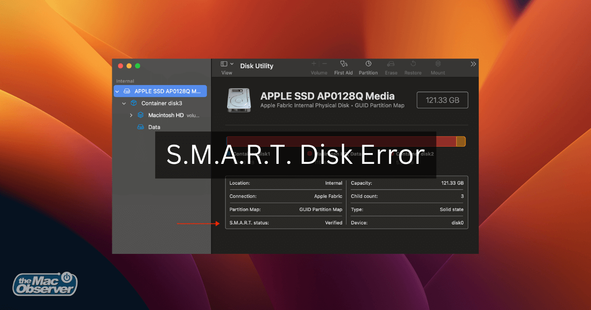 Fix SMART Disk Error